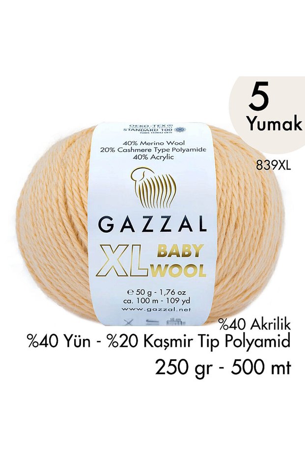 Baby Wool XL 839XL - 5 Yumak