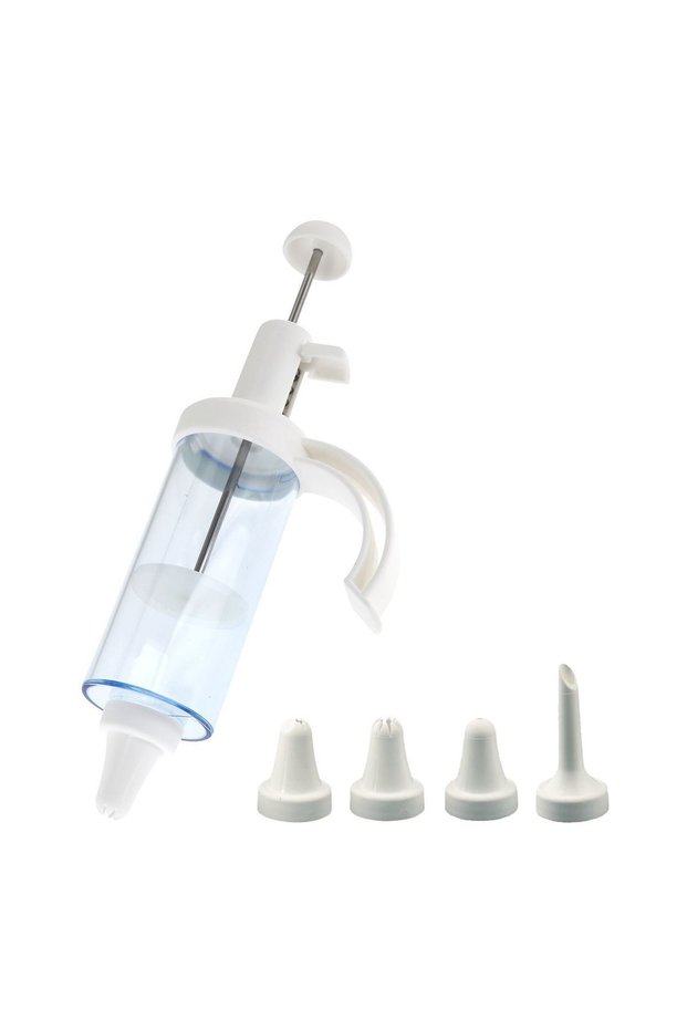 Decorating tool with 5 nozzles, 180 ml -