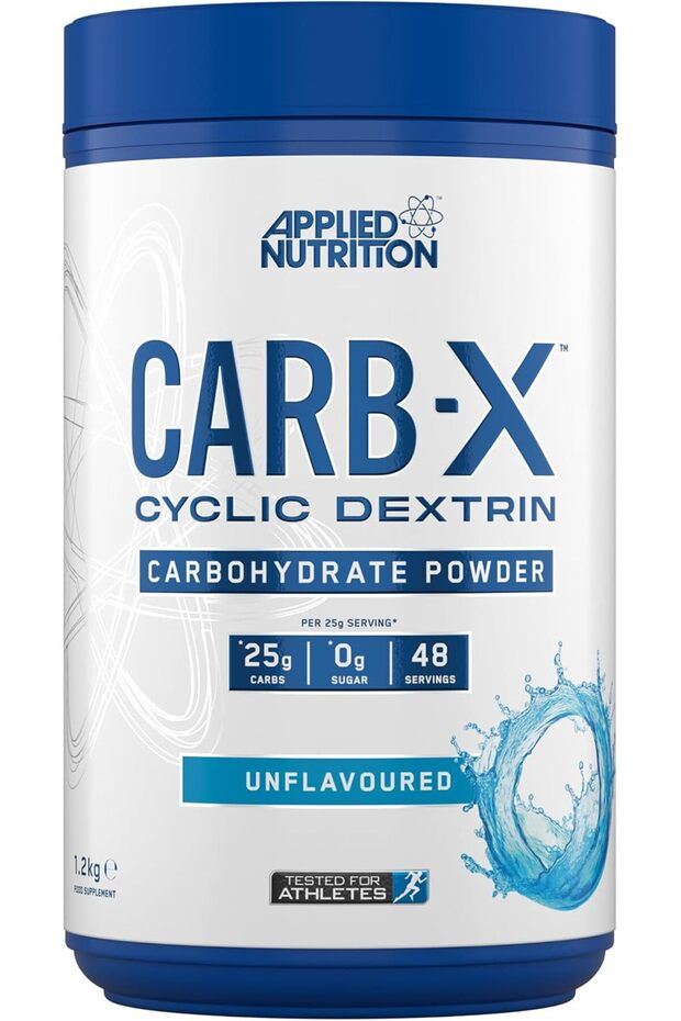 Applied Nutrition Carb X 1.2kg Cyclic Dextrin Carbohydrate Powder, Intra Workout Carb Powder, Fuel Training, Quick Source of Energy, Vegan (Unflavoured)