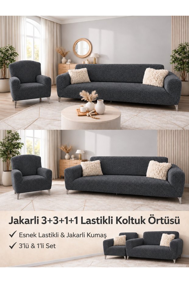 3+3+1+1 Sofa Set Cover Sofa Cover 3+3+1+1 Bohemian Fabric