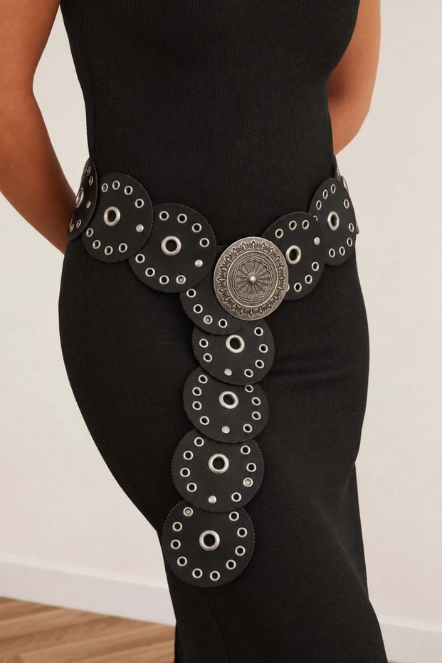 Women's Bohemian Metal Buckle Belt