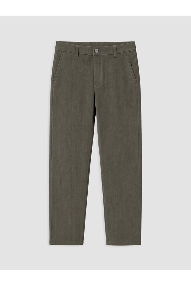 Özmarka New Season Khaki Regular Fit Men's Trousers