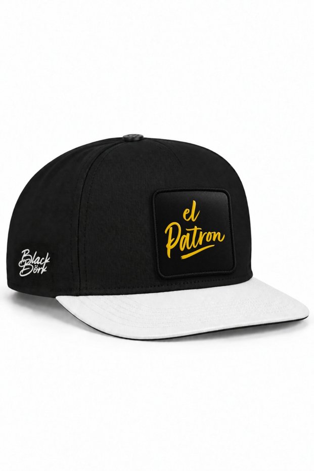 El Patron Logo White-Black Hip Hop Hat