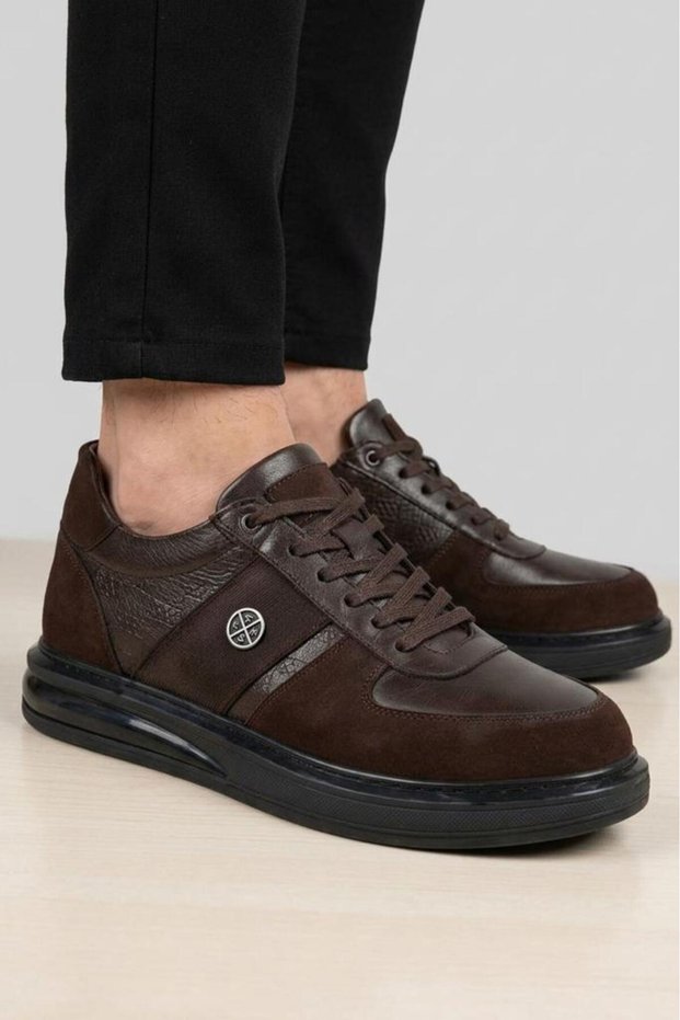 Ps-1743 Men's Genuine Leather Casual Shoes