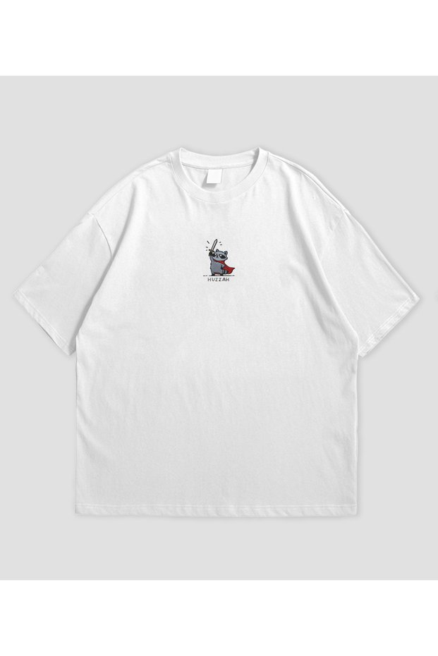 Huzzah Printed Oversize T-Shirt