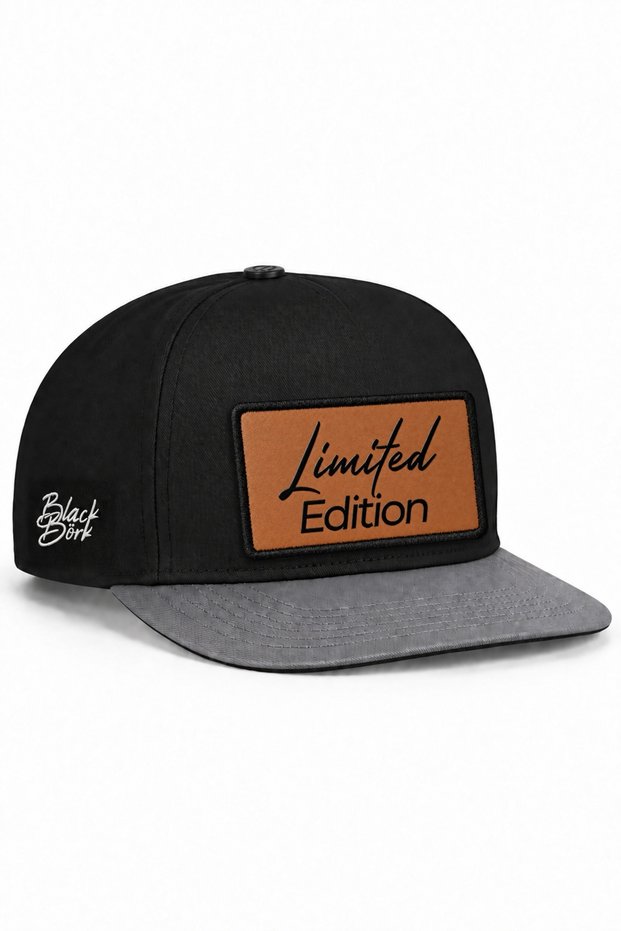 Limited Edition Logo Gray-Black Hip Hop Hat