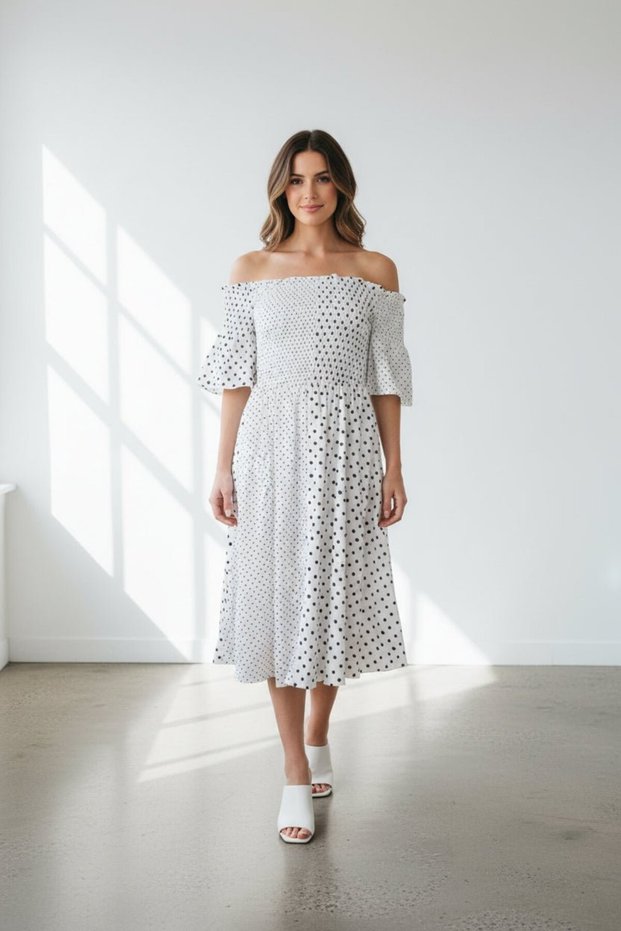 Rochie Chime Renee White