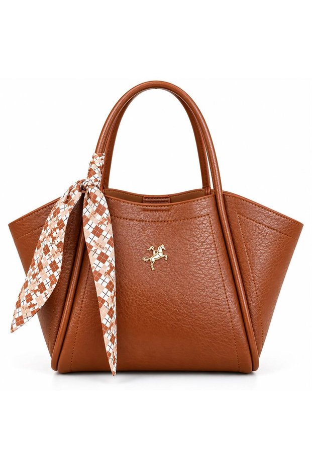Nasbag Women's Medium Size Bag with Scarf and Shoulder Strap