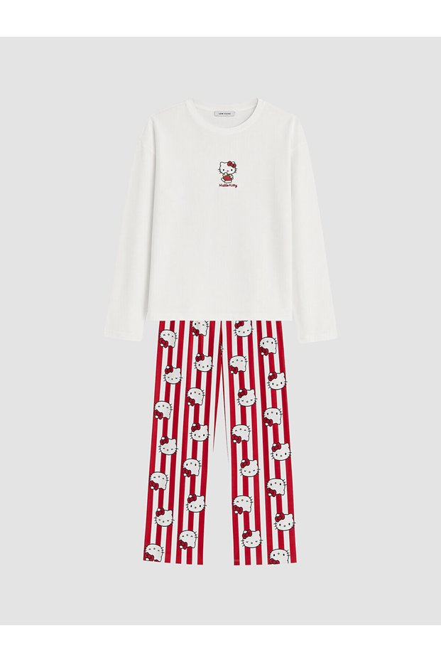 Peak New Season Red Printed Women's Pajama Set
