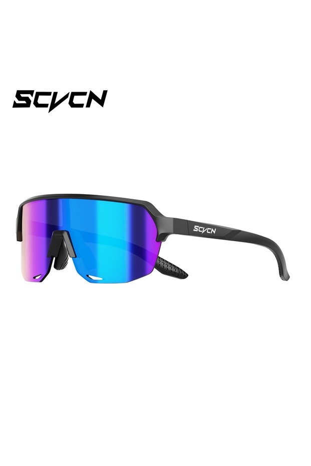 02 SCVCN Kids Sunglasses Sports Cycling Boys Girls Outdoor Bike Eyewear Child Camping Goggles MTB Fi