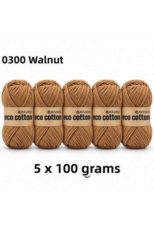 5 Pack Eco Cotton 100Gr-200M No:0300 Almond