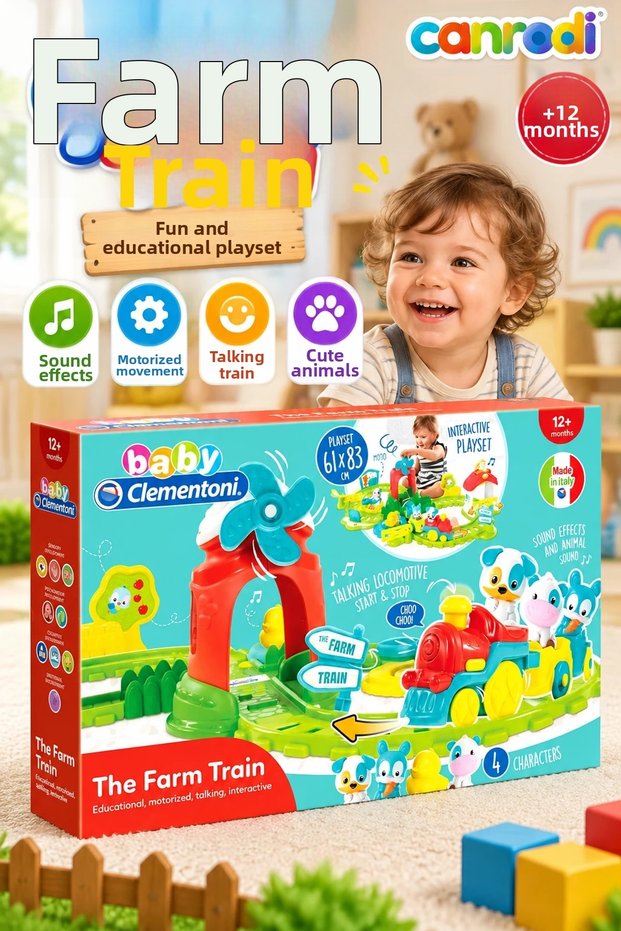 17385 Baby Farm Train / +12 Months