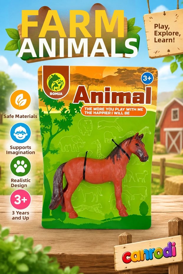 Bma-5-6-7-8 Cartelada Single Farm Animals