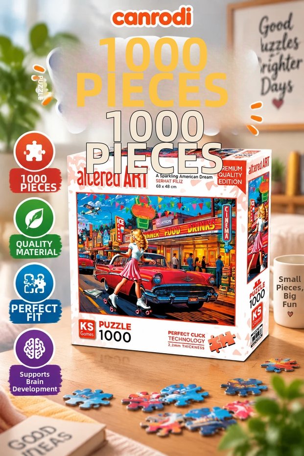 20838 Puzzle 1000 a Sparkling American Dream