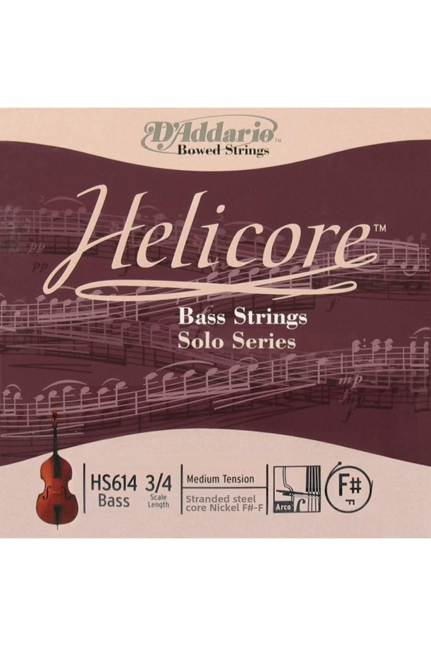 HS614 كونتراباص سلك واحد، هيليكور، FA # Fİ، مقياس 3/4، باس كونتراباس سلك Helicore34 Fa