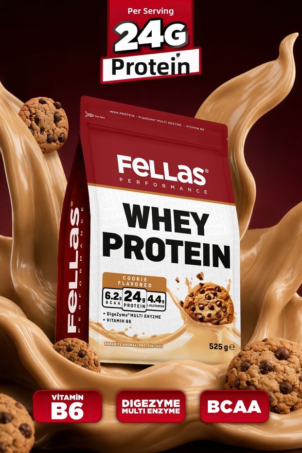 Whey Protein Powder | 24 g Protein 15 Servings | Cookie Flavor (525 g)