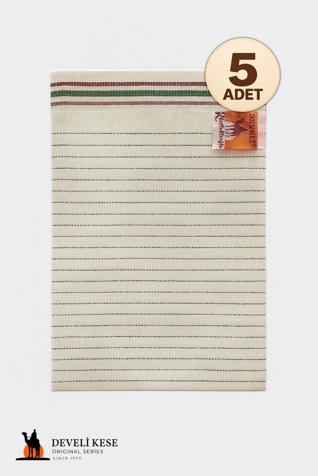 1973 (5 Pieces) Double-Sided Hard-Medium Hard Bathing Hammam Washcloth