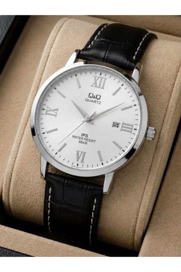 Leather Men's Wristwatch Pqz06