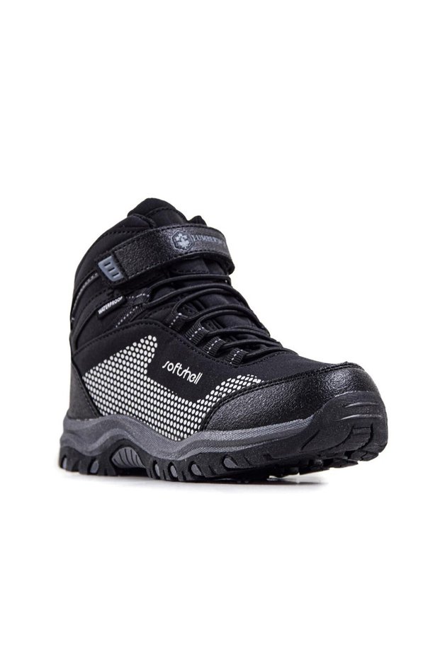 101393387 Fuller Hı Black-Black Children's Waterproof Boots