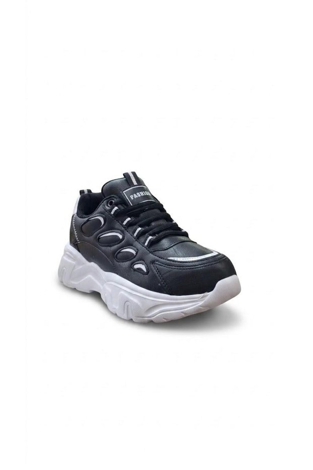 Black-White Women's Sports Shoes 024.1001