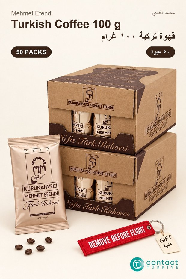 Turkish Coffee 100 g X 50 Packs - Türk Kahvesi