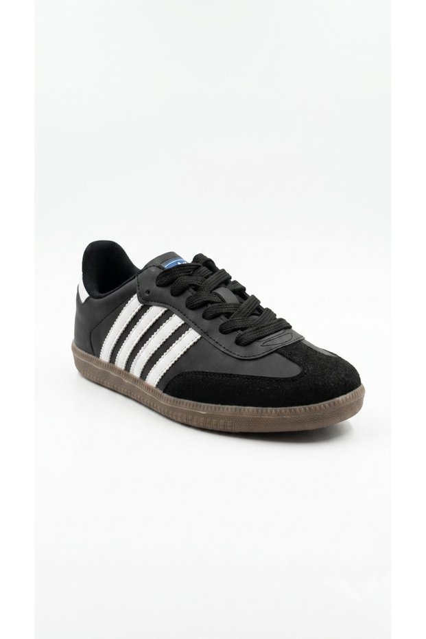 Black-White Women's Sports Shoes 388.1726