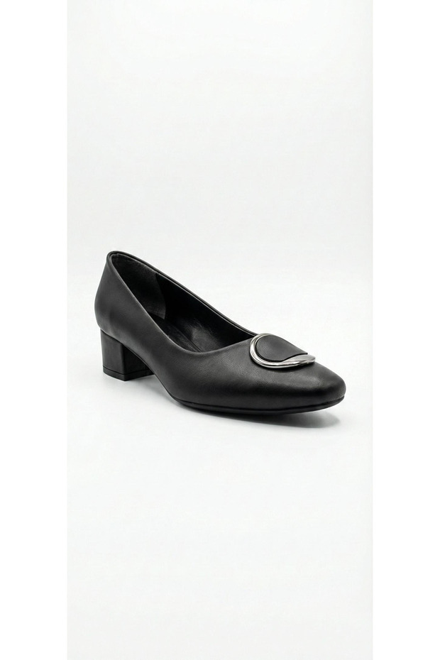 Black Women's Heeled Shoes 615.538