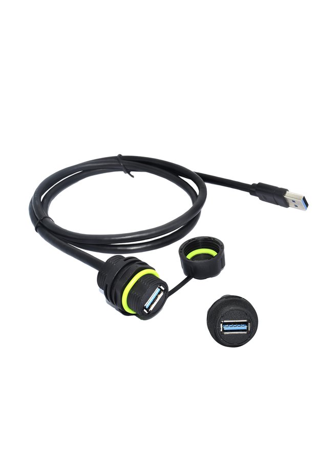 600mm YXY USB Cable Panel Mount Fast Charging Data Connector M20 Micro USB Cables Charger Wire Cord