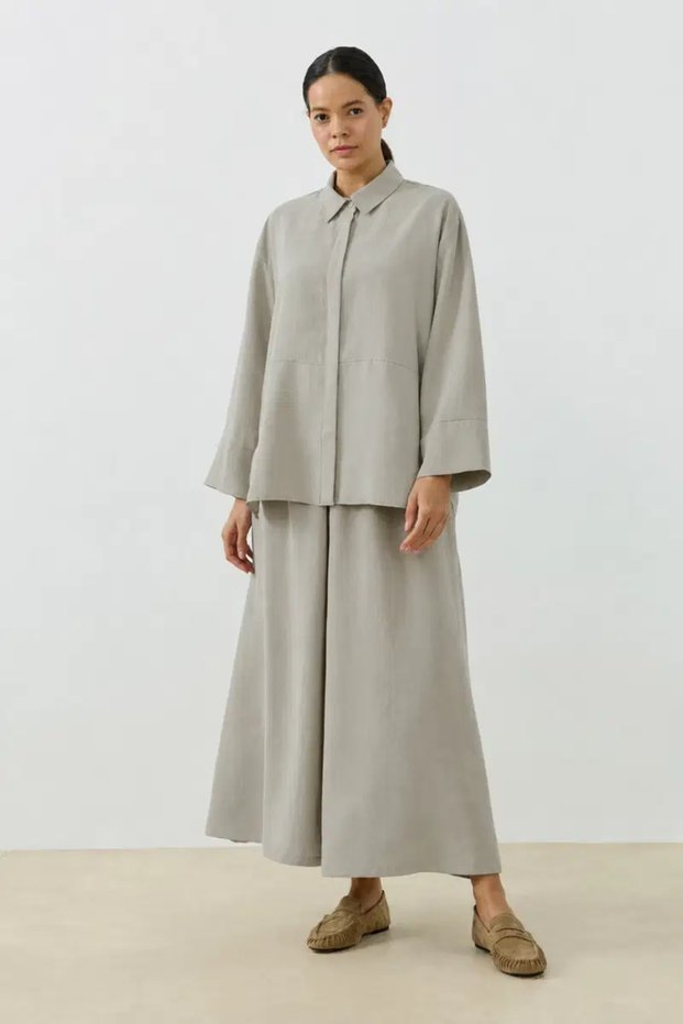 Kün Skirted Suit Beige