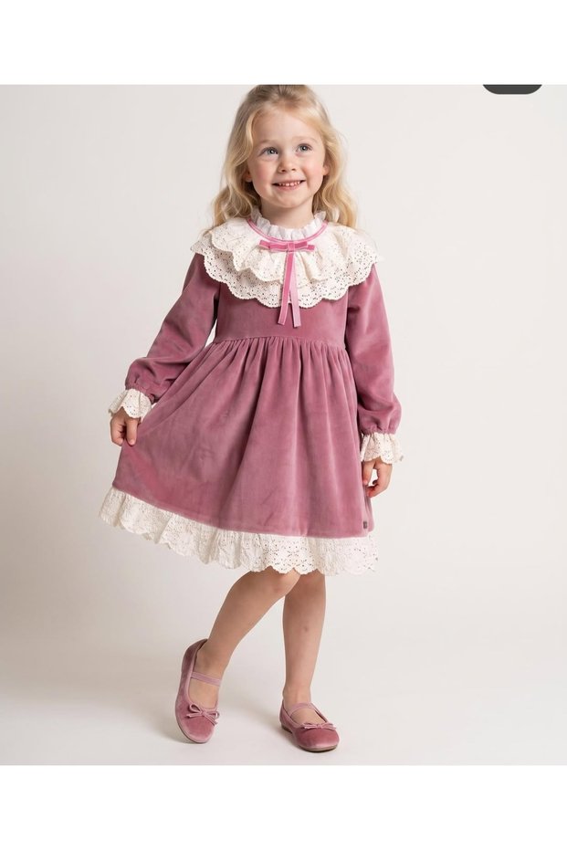 Vintage Baby Dress Queen Dress Baby Girl Cotton Lined Velvet Babyshower-Birthday-Engagement