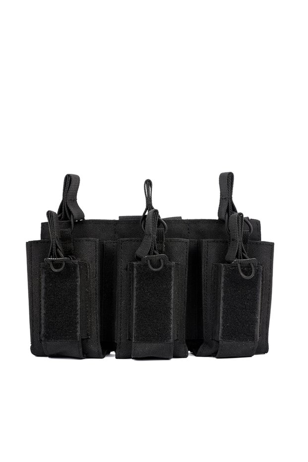 black color Tactical Mag Holder Triple Mag Pouch Open-Top Mag Pouches Magazine Pouches for M4 M16 AK