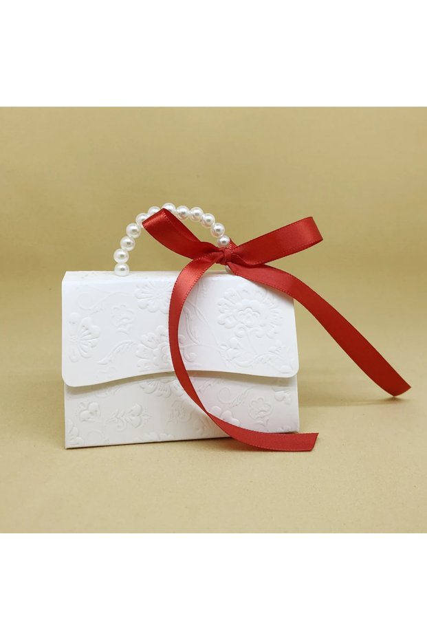 L white 4 RMTPT Great For Party Favors Candy Box Portable Party Baby Shower Gift Boxes Wedding Party