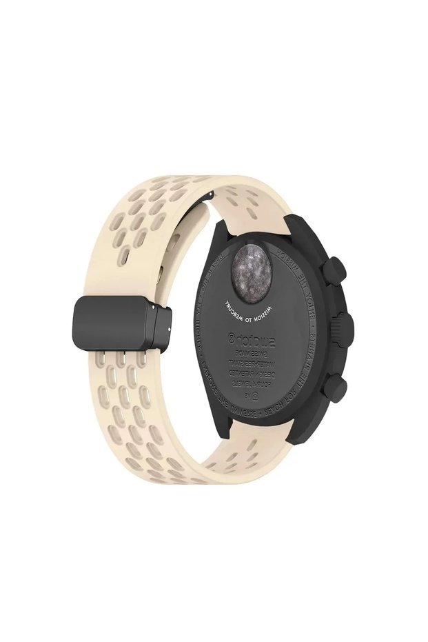 For MoonSwatch Starlight For MoonSwatch Band Magnetic Silicone Bracelet Accessories For Omega X Swat