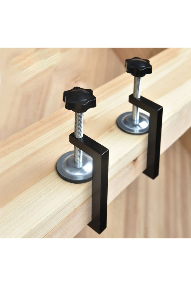 10-57mm Cabinet Installation Clamp Drawer Fixing Clip Adjustable Cabinet Hardware Jig Portable Front