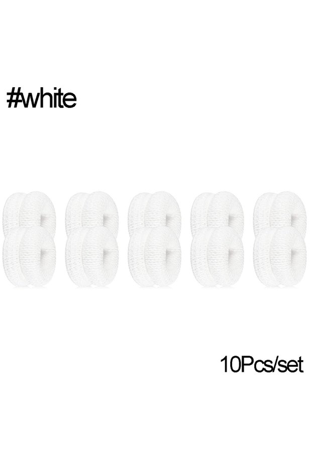 white 10Pcs Tubular Bandage Finger Roll, Finger Toe Sleeves, Thumb Protector, Fingertips Protective,