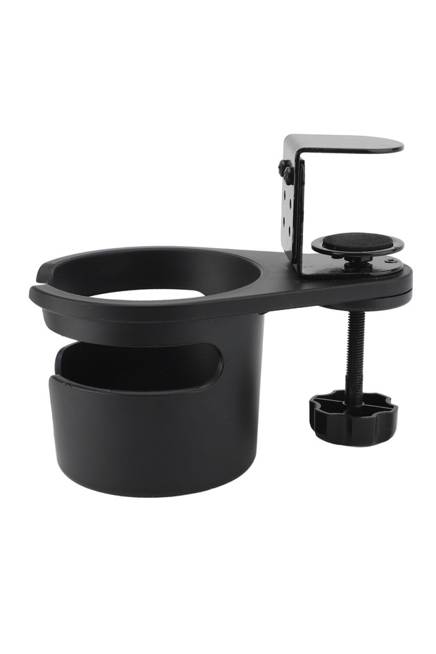 as Desk Water Bottle Holder Desk Cup Holder Rotating Clip On Bottle Organizer Storage Rack for Coffe