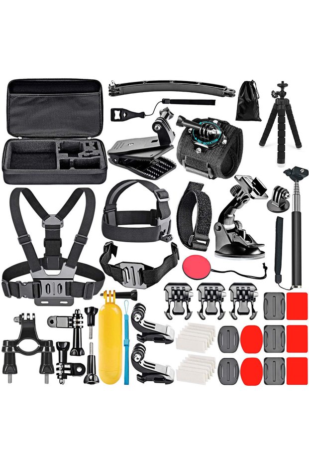 Camera Accessory Kit 50 in 1 Action Camera Accessory Kit for GoPro Hero 11/10/9/8/7/6/5/4 GoPro Max