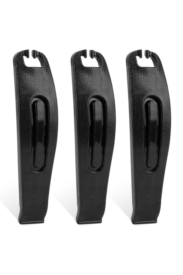 3PCS Black DOMEN Bicycle Tyre Tire Lever Pry Bar Bicycle Tire Change Rim Spoon Cycling Crowbar Remov