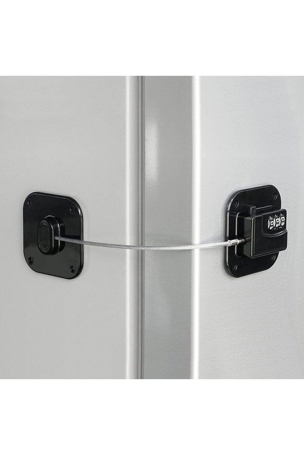 1 Pcs Refrigerator Lock,Combination Lock for Refrigerator Cabinets,Heavy Duty Fridge Lock,Child Safe