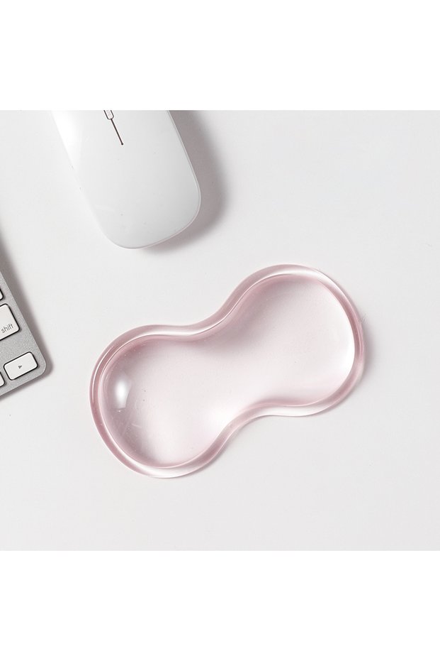 Short 7 Transparent Wrist Rest Design Gaming Mouse Pad with Wrist Rest for Home Office Mouse Pad Res