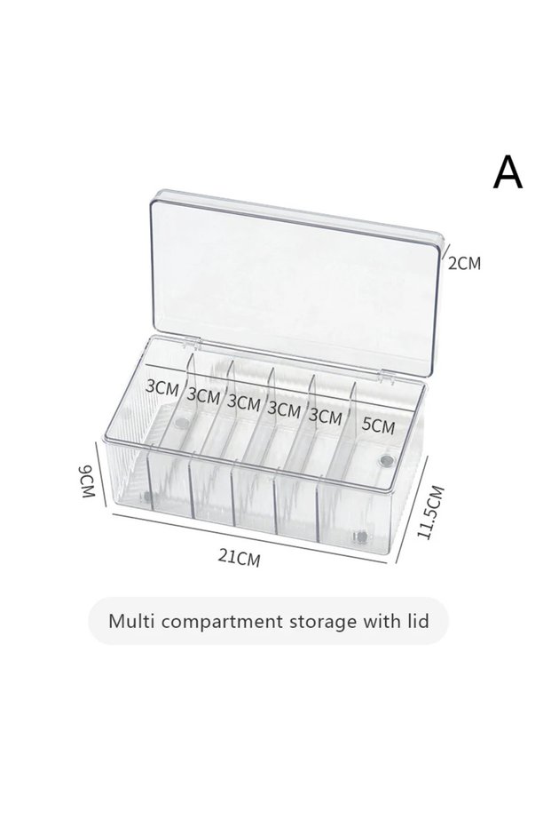 A Eyelash Extension Tool Storage Box With Cover Lash Accessories Lashes Glue Tweezer Holder Organize