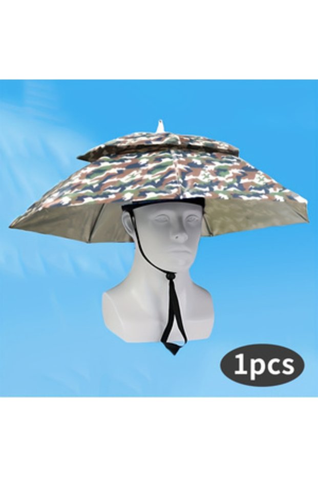 colour Rain or Shine Hat Umbrella Fishing Umbrella, Fishing Supplies Fishing Clothing Fishing Hat Hi