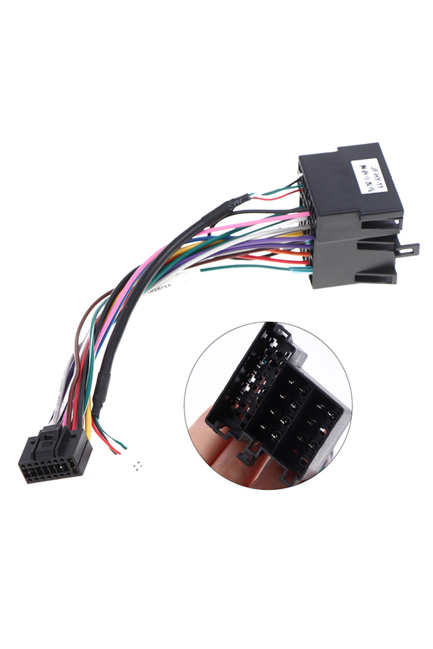 JETTING 16P Car Radio Stereo GPS Android Navigation Power Cord Automotive Multimedia Audio MP5 Playe