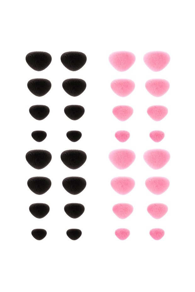 32Pcs 32Pcs Safety Noses for Amigurumi Plastic Doll Noses for Crocheting with Washers Stuffed Animal