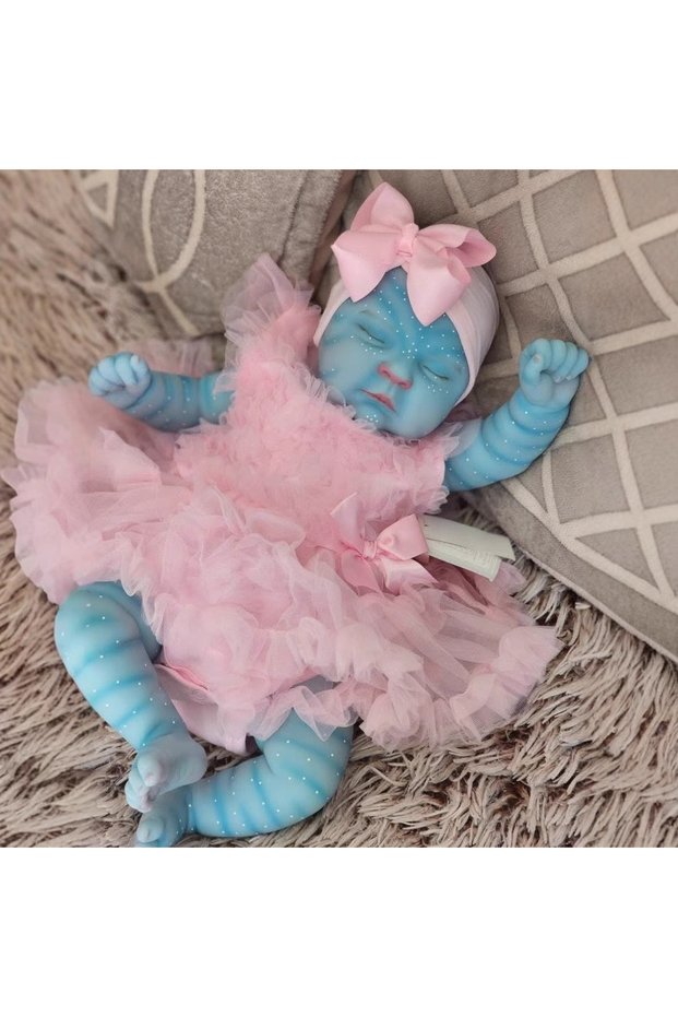 49cm Pink Original NPK 19inch Peaches Avatar Full Body Vinyl Reborn Baby Doll Handmade Realistic 3D