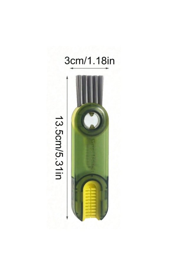 Green 1-3PCS 3 in1 Cleaning Tool Cup Brush Micro Lid Brushes Useful Product Multifunction Nursing Wa