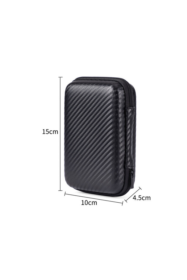 1Pcs S 1/2Pcs Portable Eva Storage Bag Zipper Pouch Mobile Hard Disk Bag U Disk Data Cable Storage M