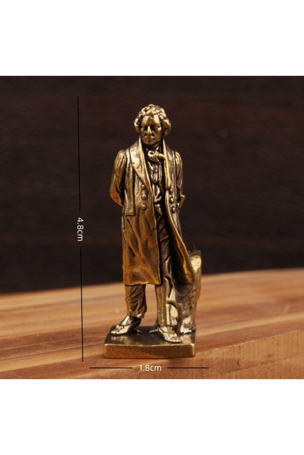 A Statue Musician Beethoven Figure Home Decor Desktop Crafts Decorative Ornaments