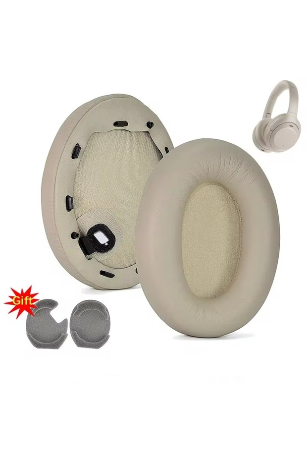 WH-1000XM4 Gold Replacement Ear Pads Cushions for Sony WH-1000XM4 Headphone Soft Memory Foam Pads So