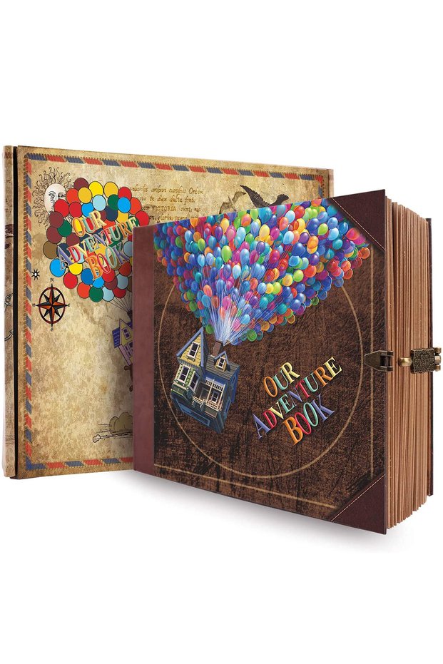 Balloon 146 Page Scrapbook Our Adventure Book Retro Kraft Album DIY Handmade Photo Album Anniversar